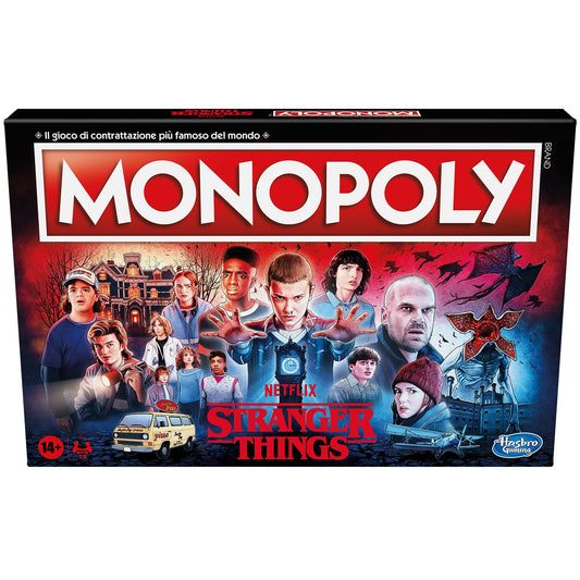 Portada del Monopoly Stranger Things edición especial inspirada en la serie de Netflix