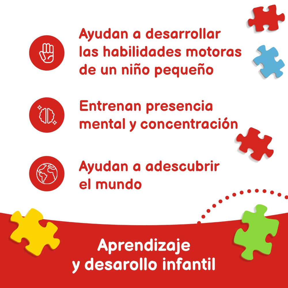 Información adicional del puzle para niños de Peppa Pig